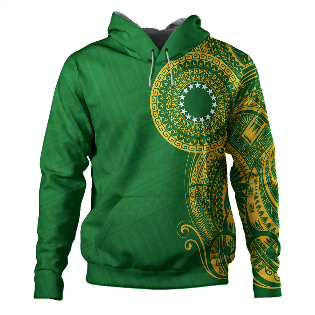 Cook Islands Hoodie Tribal Tattoo Circle