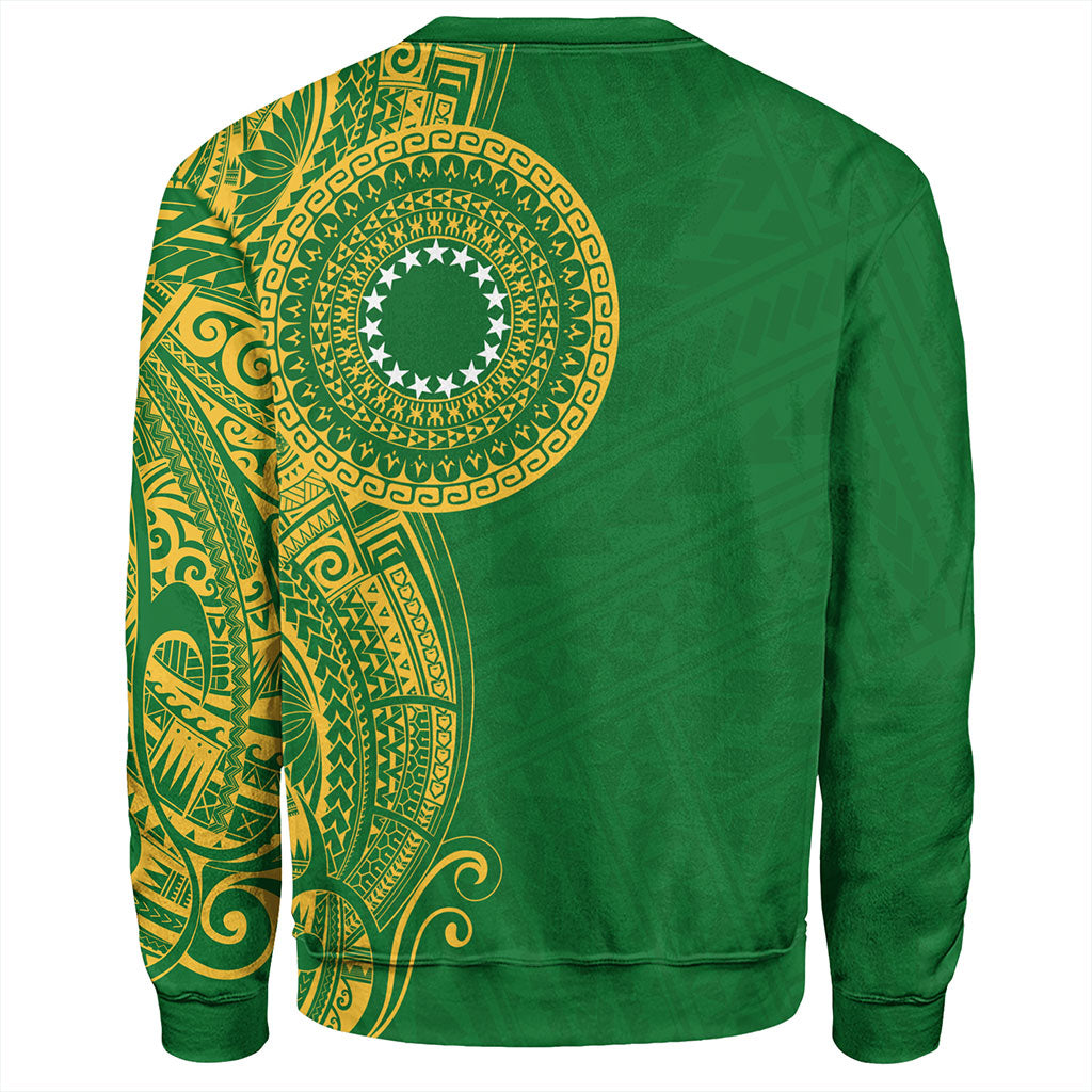 Cook Islands Sweatshirt Tribal Tattoo Circle