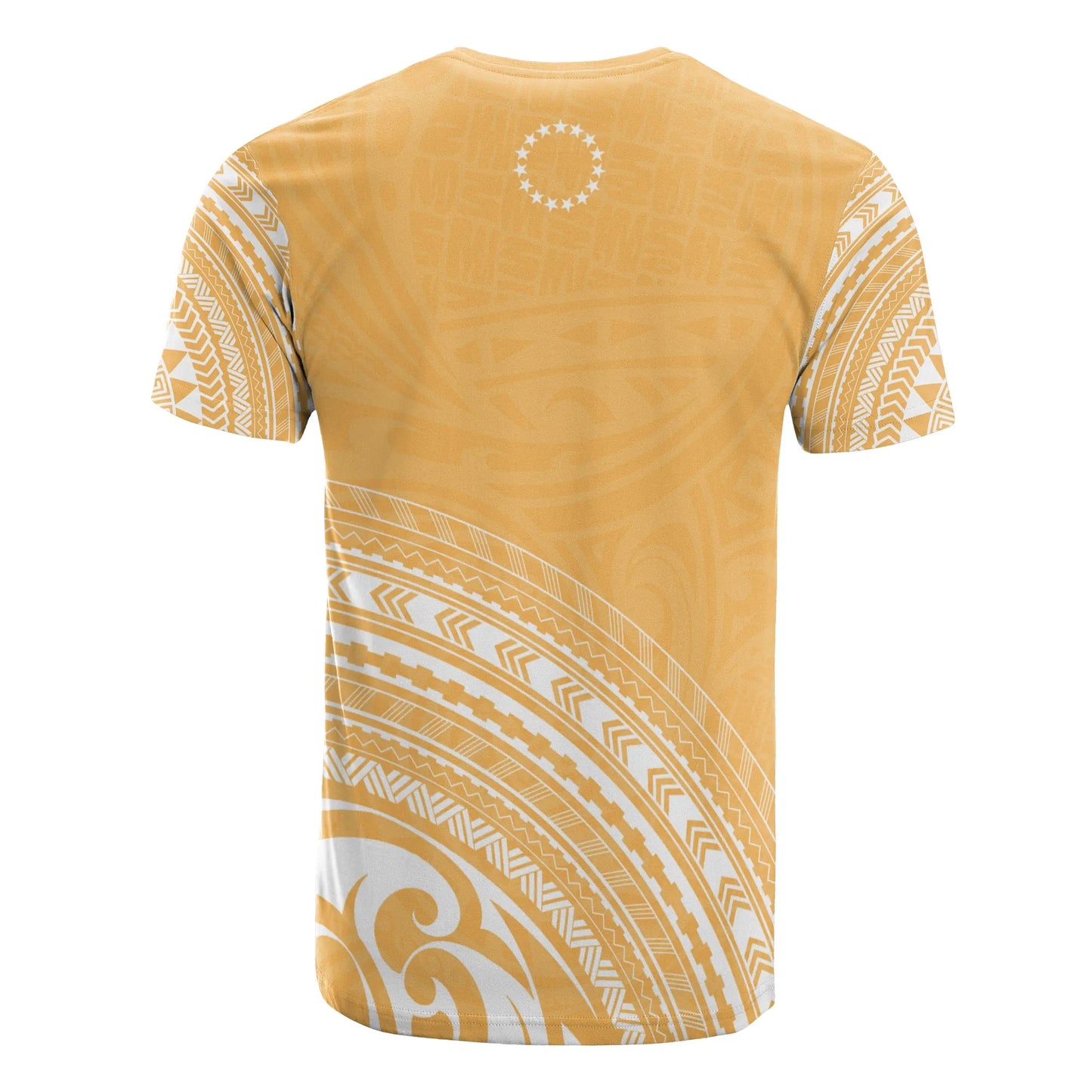 Cook Islands All Over T-Shirt - Cook Islands Coat Of Arms Polynesian Tribal Gold Version