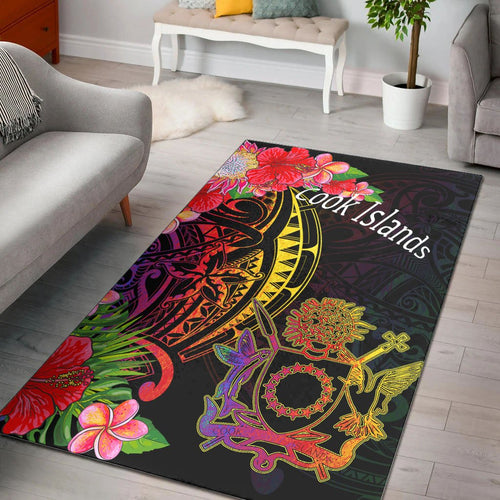 Cook Islandss Area Rug - Tropical Hippie Style