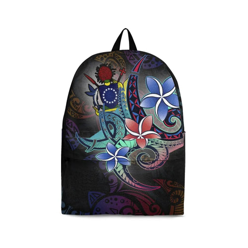 Cook Islands Backpack - Plumeria Flowers Style