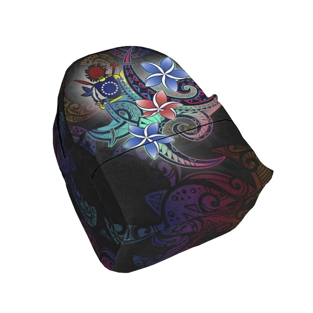 Cook Islands Backpack - Plumeria Flowers Style