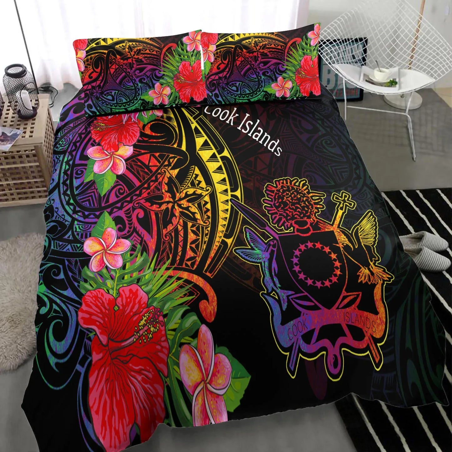 Cook Islands Bedding Set - Tropical Hippie Style
