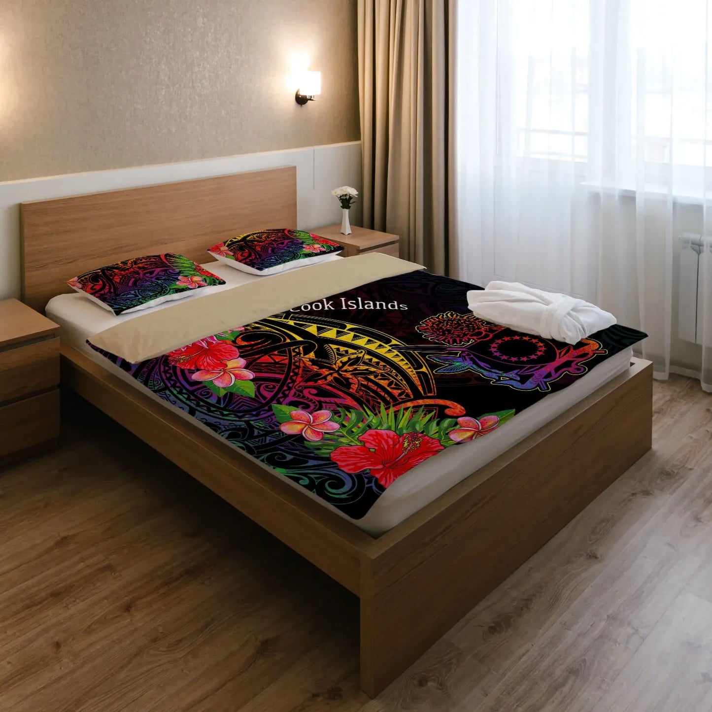 Cook Islands Bedding Set - Tropical Hippie Style