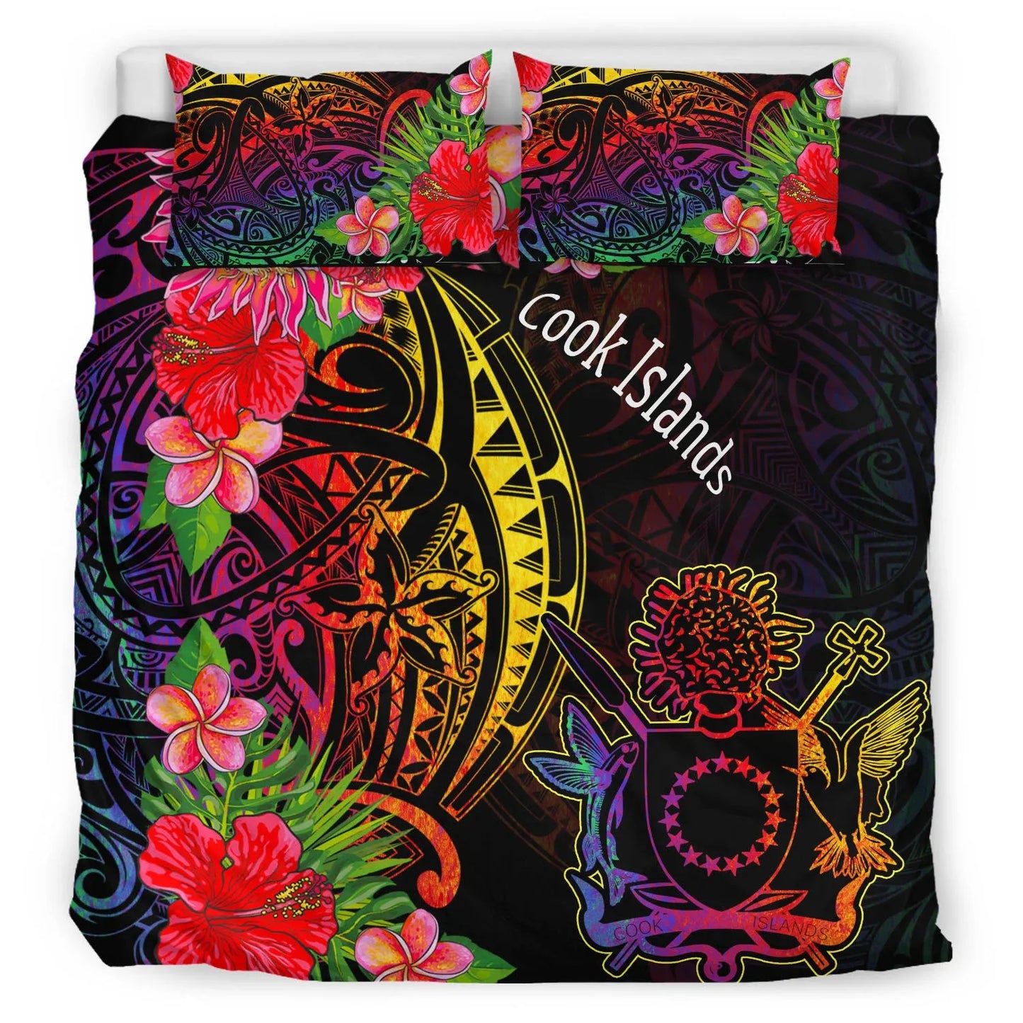Cook Islands Bedding Set - Tropical Hippie Style