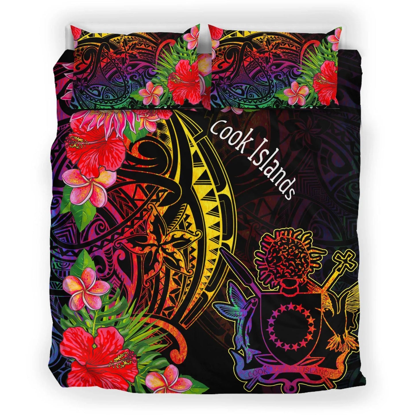 Cook Islands Bedding Set - Tropical Hippie Style
