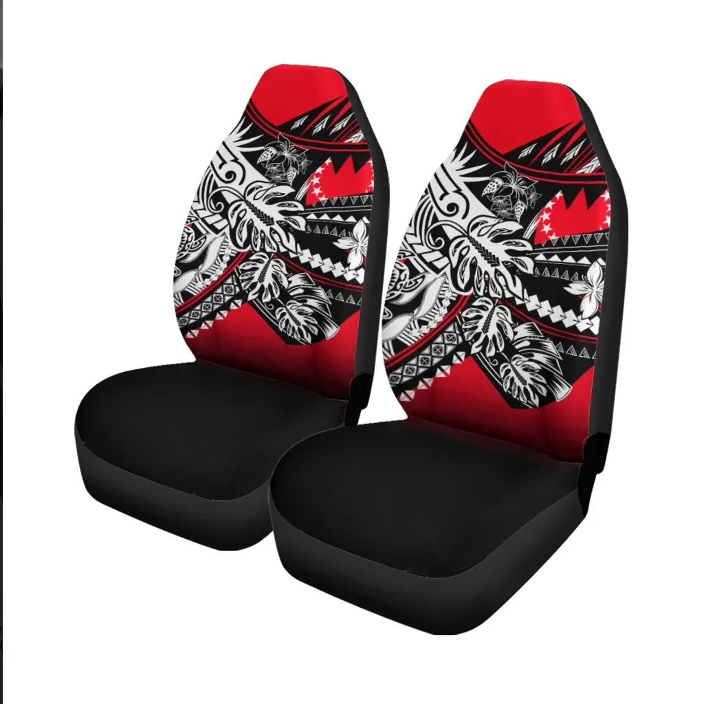 Cook Islands Car Seat Cover - Tribal Jungle Pattern