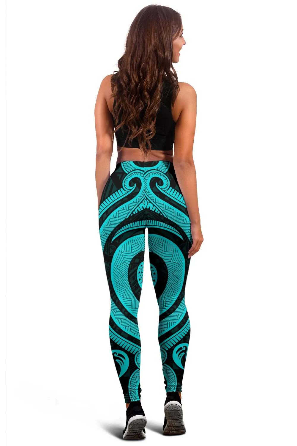 Cook Islands Legging - Turquoise Tentacle Turtle