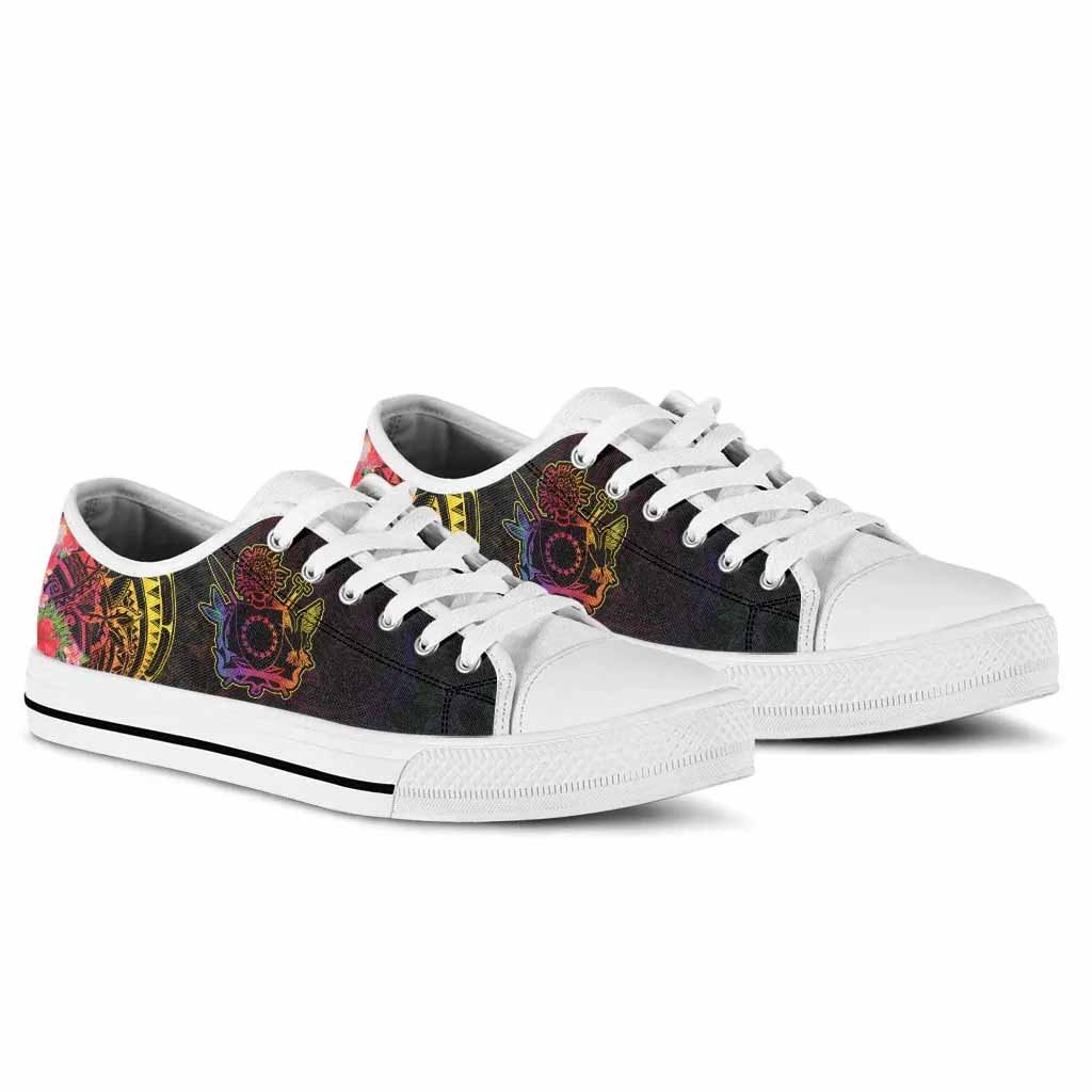 Cook Islands Low Top Shoes - Tropical Hippie Style
