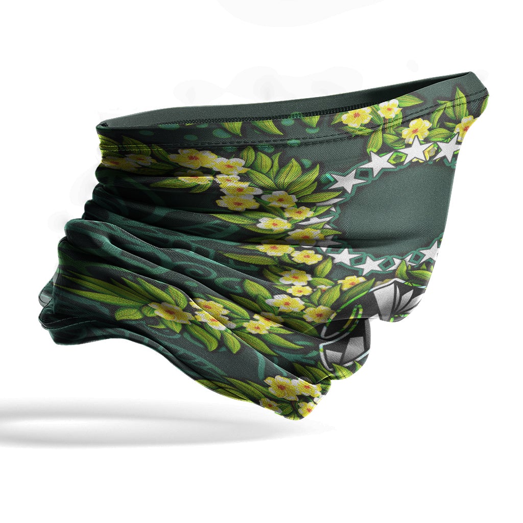Cook Islands Neck Gaiter - Ti Leaf Lei Turtle