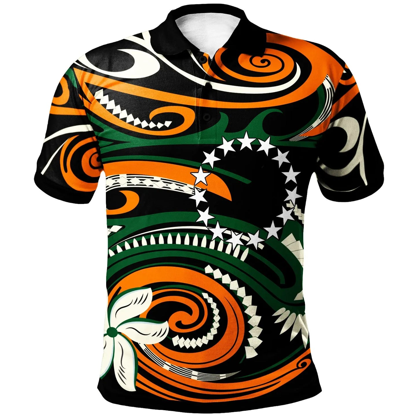 Cook Islands Polo Shirt - Vortex Style