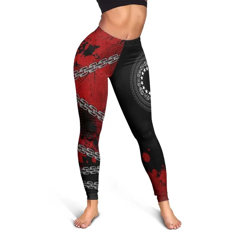 Cook Islands Polynesian Legging - Polynesian Chain Style