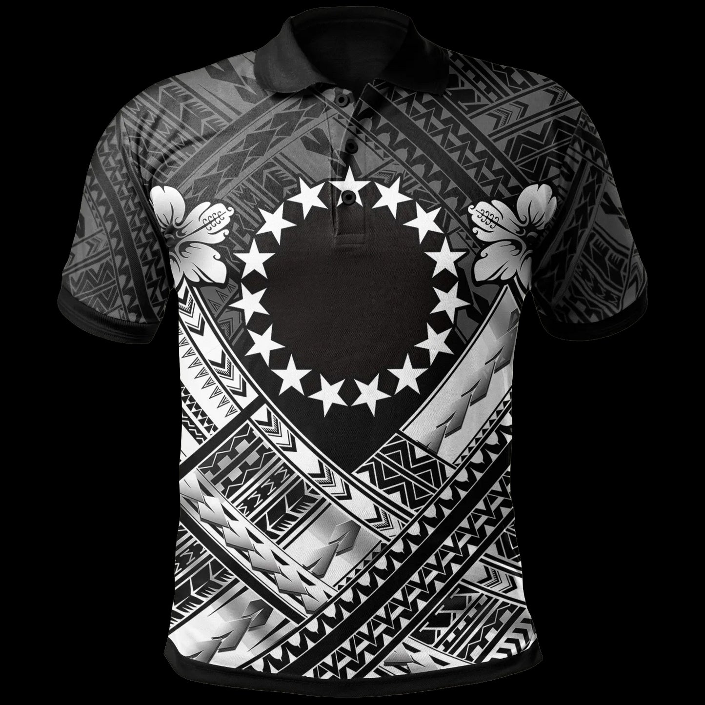 Cook Islands Polynesian Polo Shirts - Cook Islands White Seal Camisole Hibiscus Style