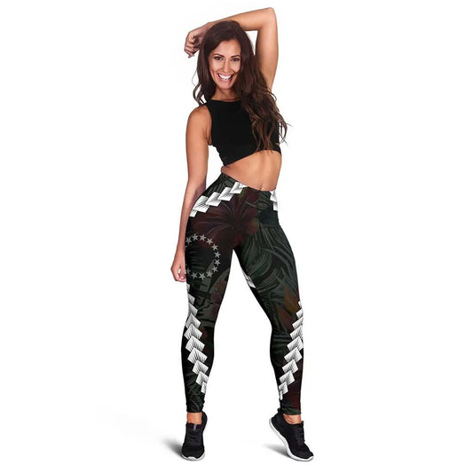 Cook Islands Polynesian Women Legging - Chain Polynesian