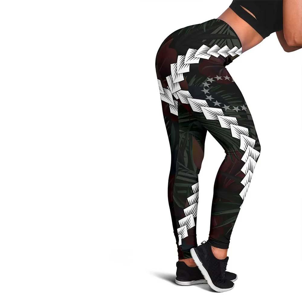 Cook Islands Polynesian Women Legging - Chain Polynesian