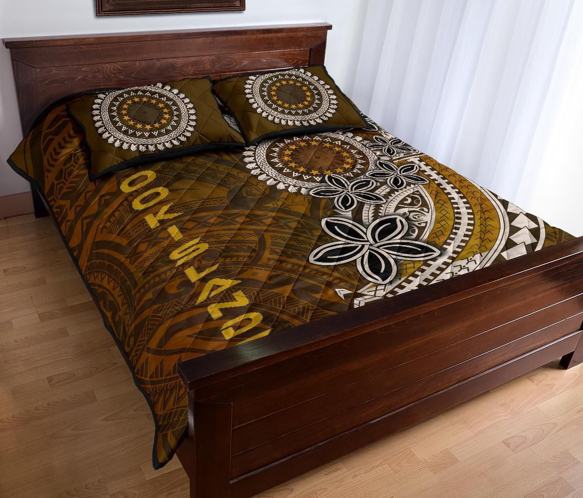 Cook Islands Quilt Bed Sets - Polynesian Boar Tusk