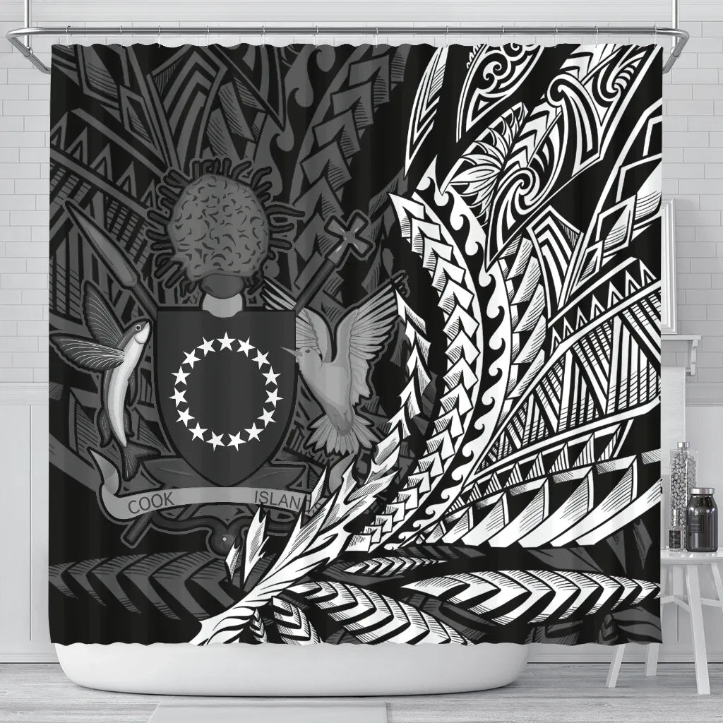 Cook Islands Shower Curtains - Wings Style