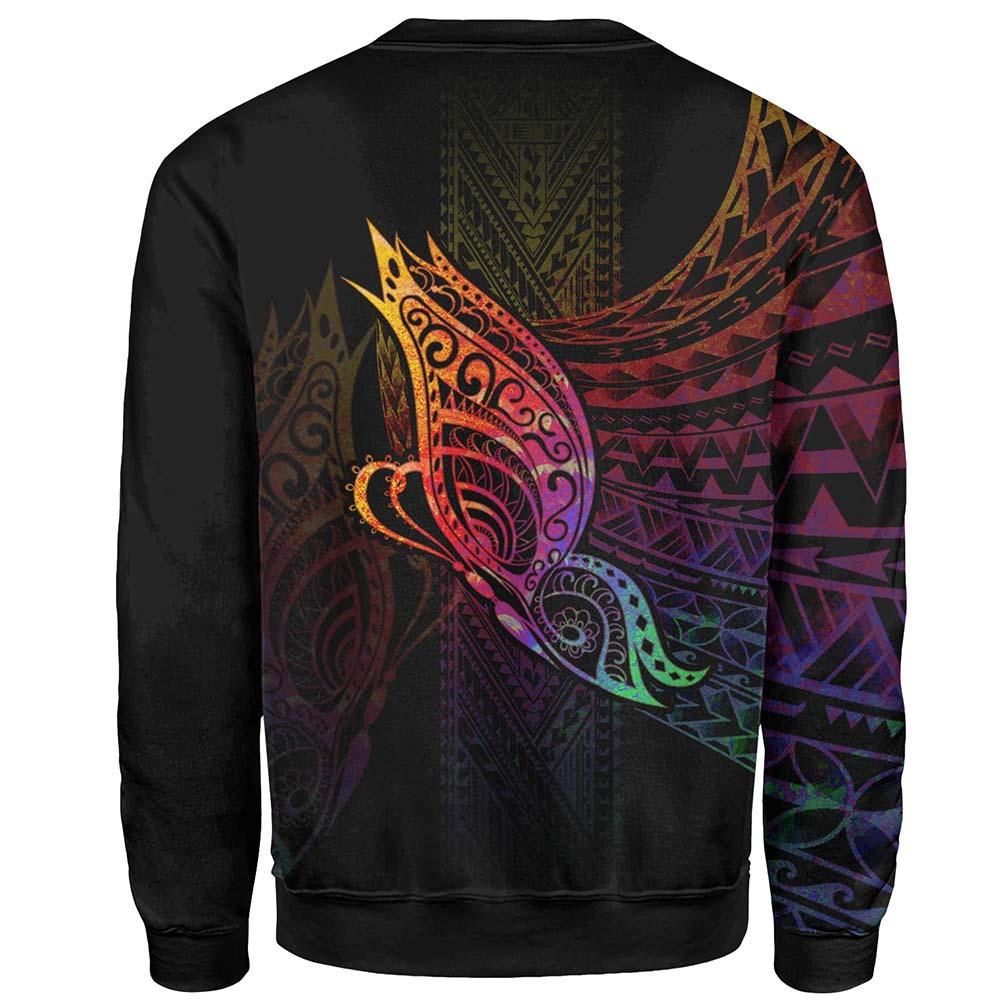 Cook Islands Sweatshirt - Butterfly Polynesian Style