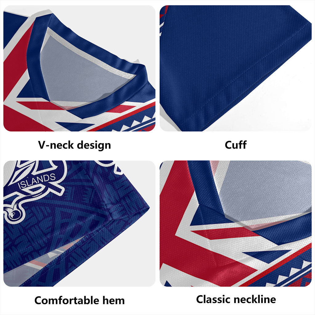 Cook Islands Rugby Jersey Flag And Coat Of Arms