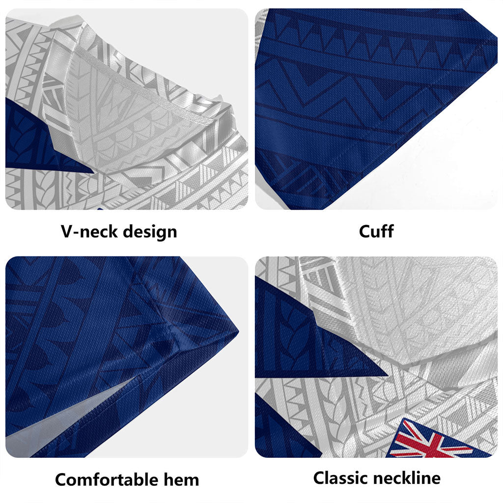 Cook Islands Rugby Jersey Polynesian Tattoo Flag And Coat Of Arms
