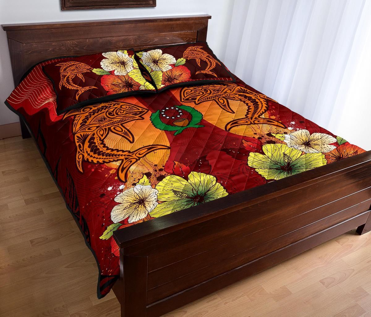 Pohnpei Quilt Bed Sets - Tribal Tuna Fish