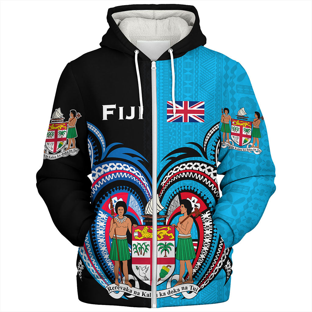 Fiji Sherpa Hoodie Custom In My Heart