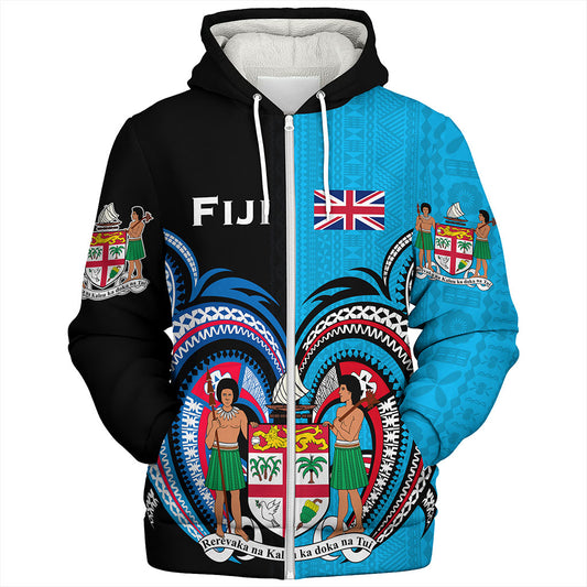 Fiji Sherpa Hoodie Custom In My Heart