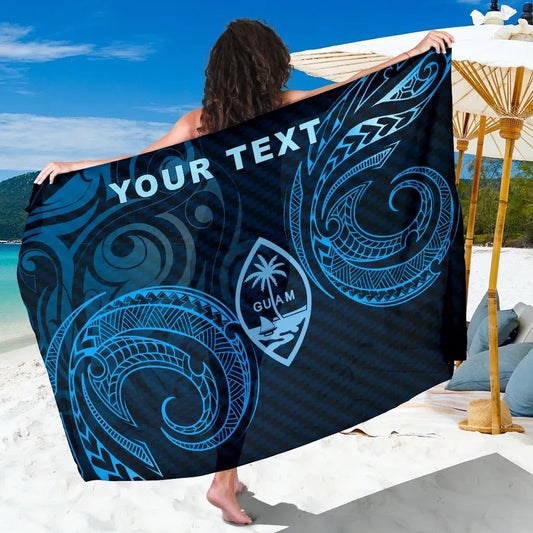 Custom Personalised Guam Sarong - Spiral Pattern