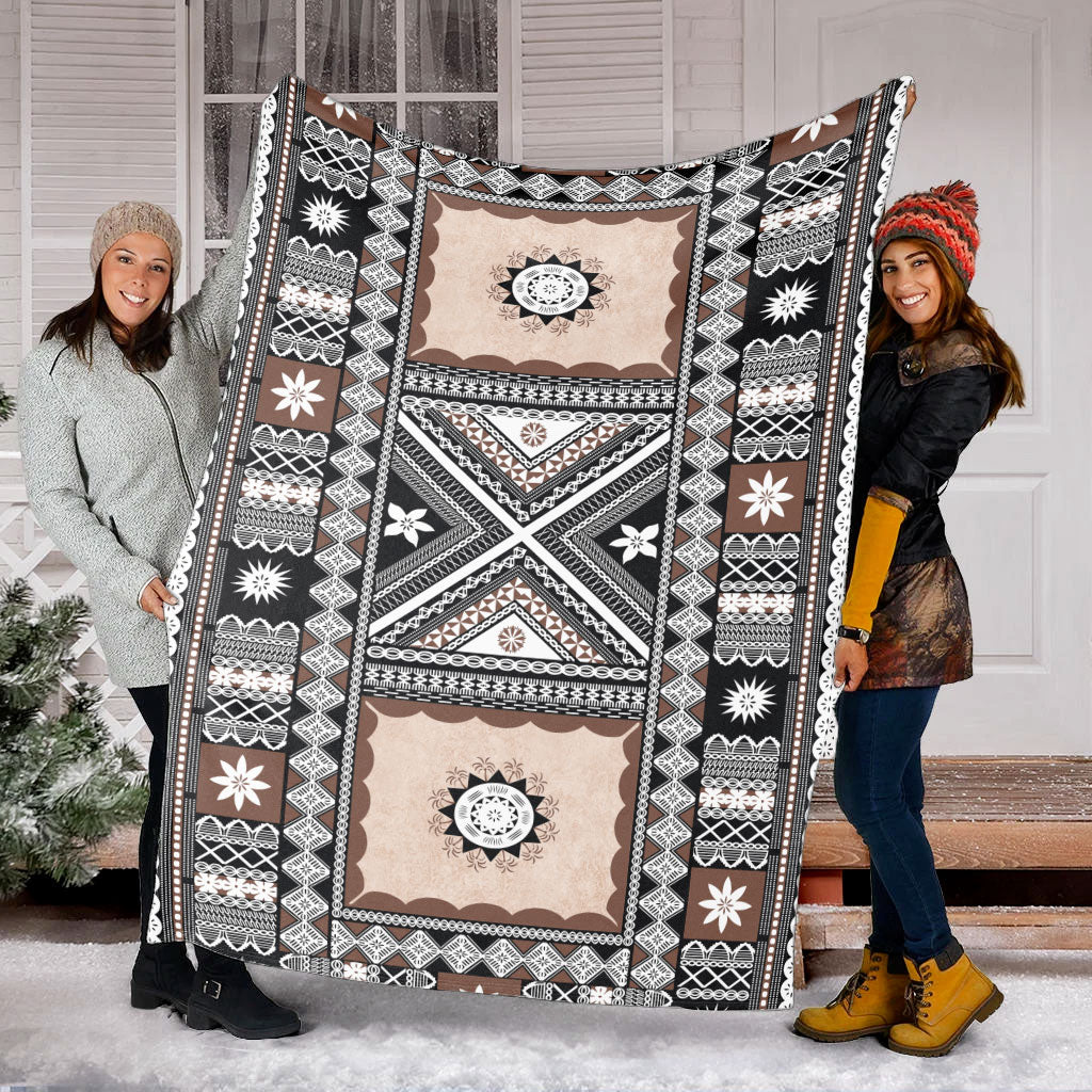 Fiji Premium Blanket Tapa Massi Design