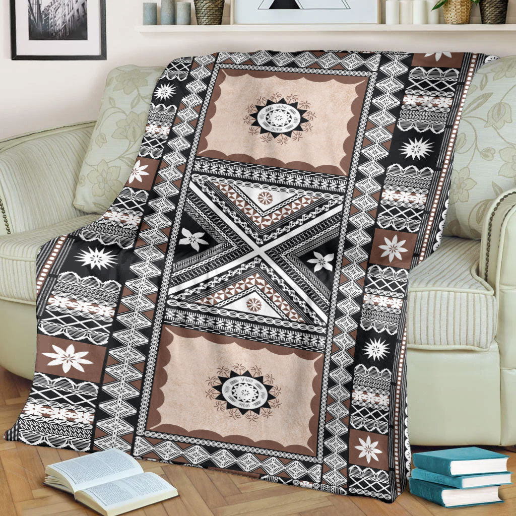 Fiji Premium Blanket Tapa Massi Design