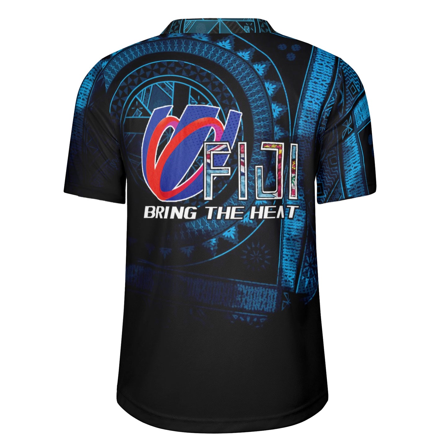 Fiji Bring The Heat Rugby Cup Men's All Over Printing Rugby Jersey