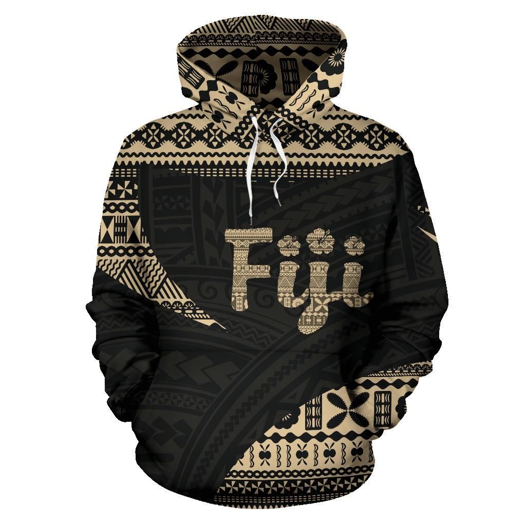 Fiji Tapa Hoodie - Fiji Coat Of Arms Endless