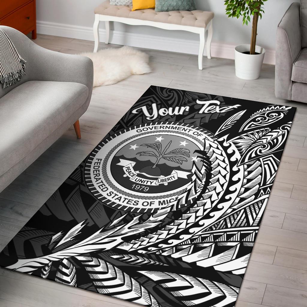 Federated States of Micronesia Area Rug - Custom Personalised Wings Style