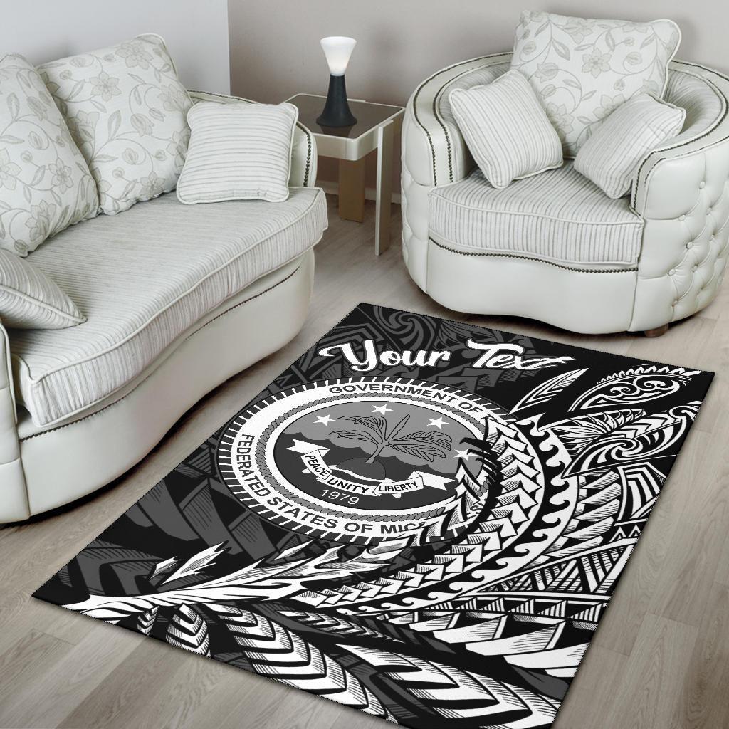 Federated States of Micronesia Area Rug - Custom Personalised Wings Style