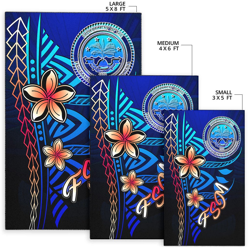 Federated States of Micronesia Area Rug - Vintage Tribal Mountain