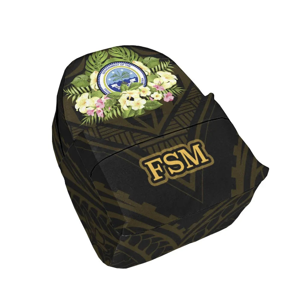 Federated States of Micronesia Backpack - Polynesian Gold Patterns Collection