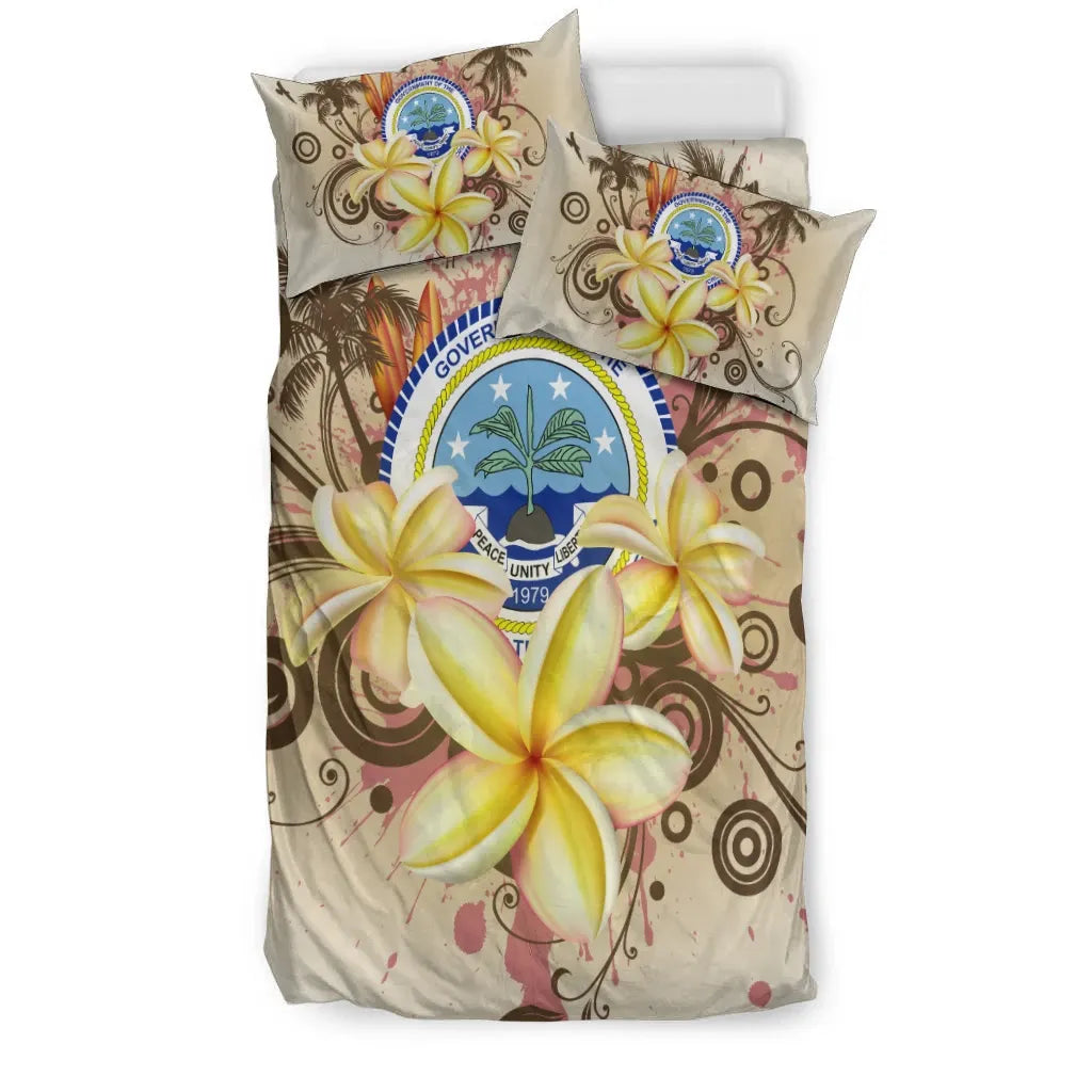 Federated States Of Micronesia Bedding Set - Summer Tropical