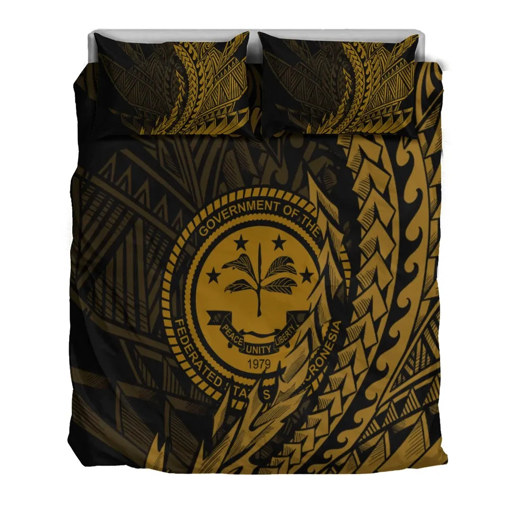 Federated States Of Micronesia Bedding Set - Wings Style