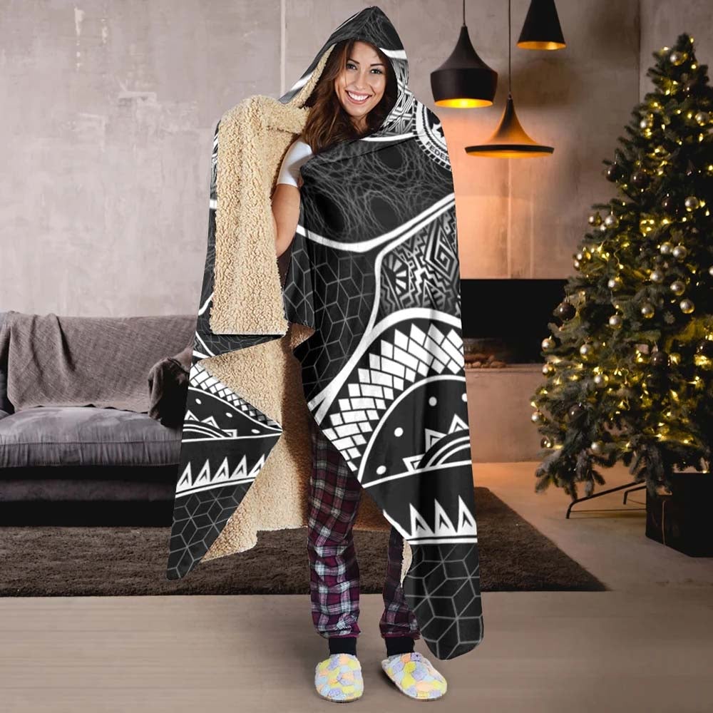 Federated States Of Micronesia Hooded Blankets - Poly Pattern With COA Federated States of Micronesia