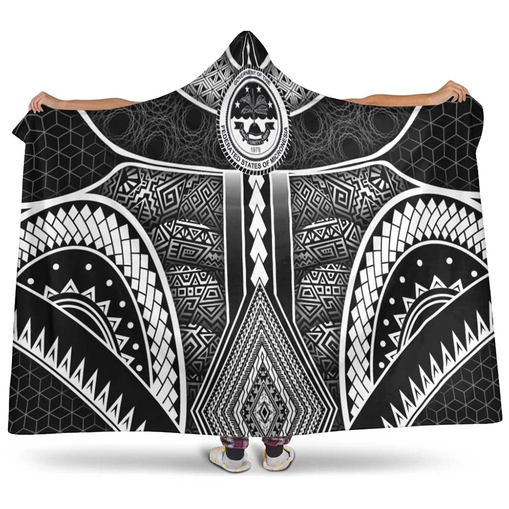 Federated States Of Micronesia Hooded Blankets - Poly Pattern With COA Federated States of Micronesia