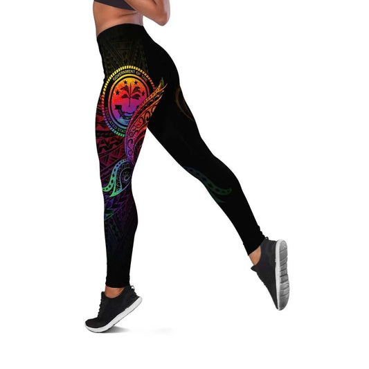 Federated States of Micronesia Legging - Butterfly Polynesian Style