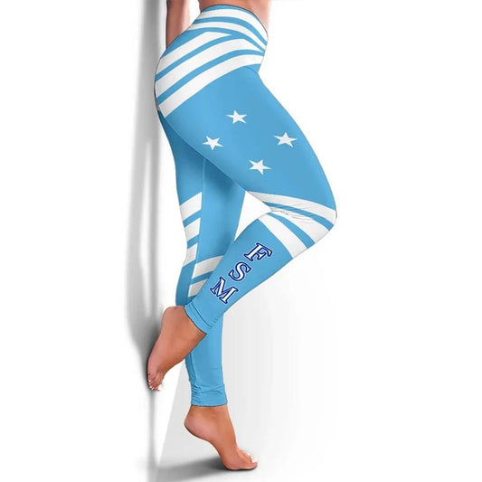 Federated States of Micronesia Legging - Line Style
