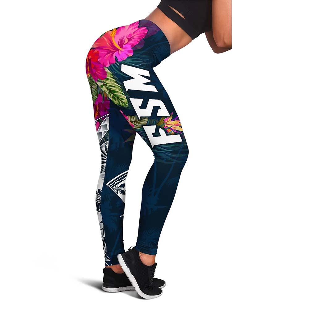 Federated States Of Micronesia Legging - Summer Vibes
