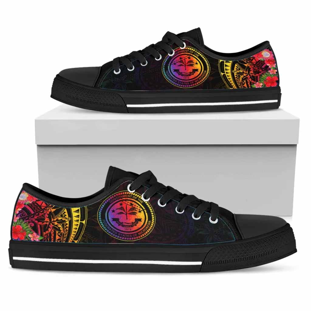 Federated States of Micronesia Low Top Shoes - Tropical Hippie Style