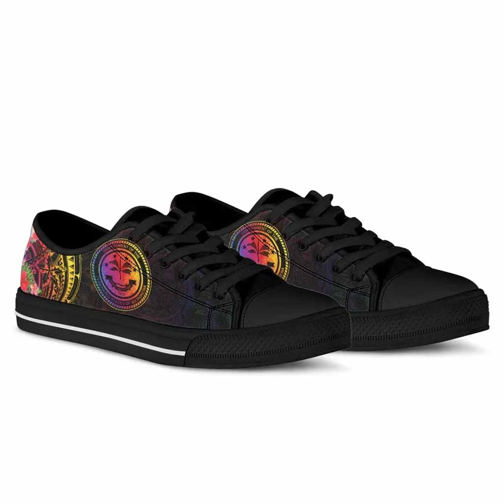 Federated States of Micronesia Low Top Shoes - Tropical Hippie Style