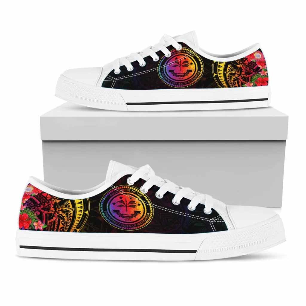 Federated States of Micronesia Low Top Shoes - Tropical Hippie Style