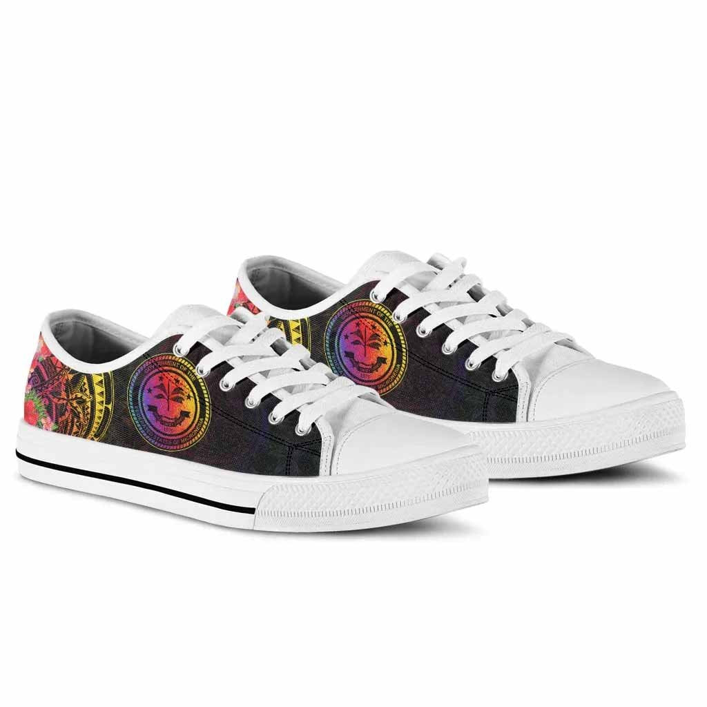 Federated States of Micronesia Low Top Shoes - Tropical Hippie Style