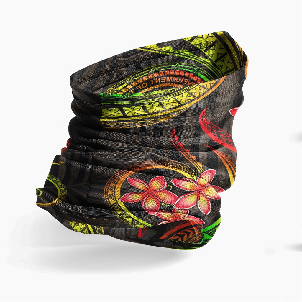Federated States of Micronesia Neck Gaiter - Plumeria Reggae