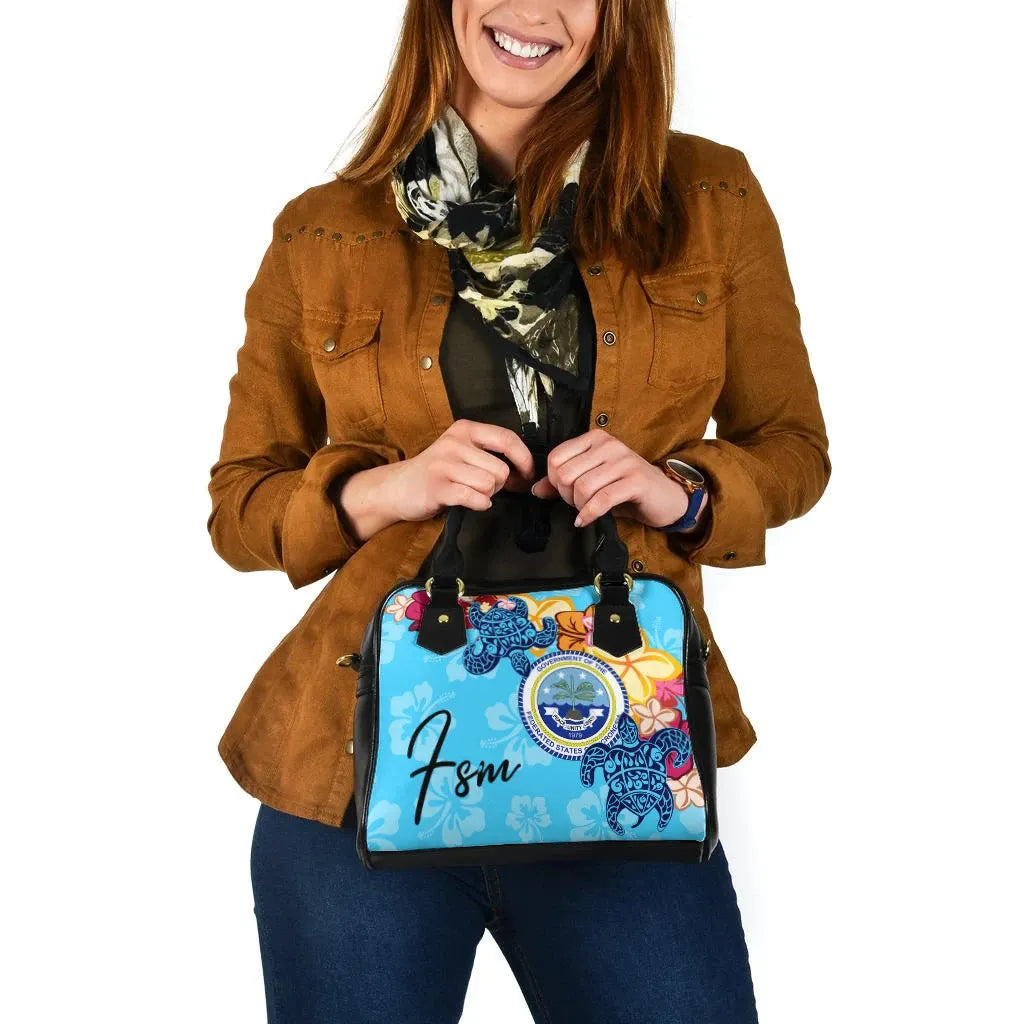 Federated States Of Micronesia Shoulder Handbag - Tropical Style