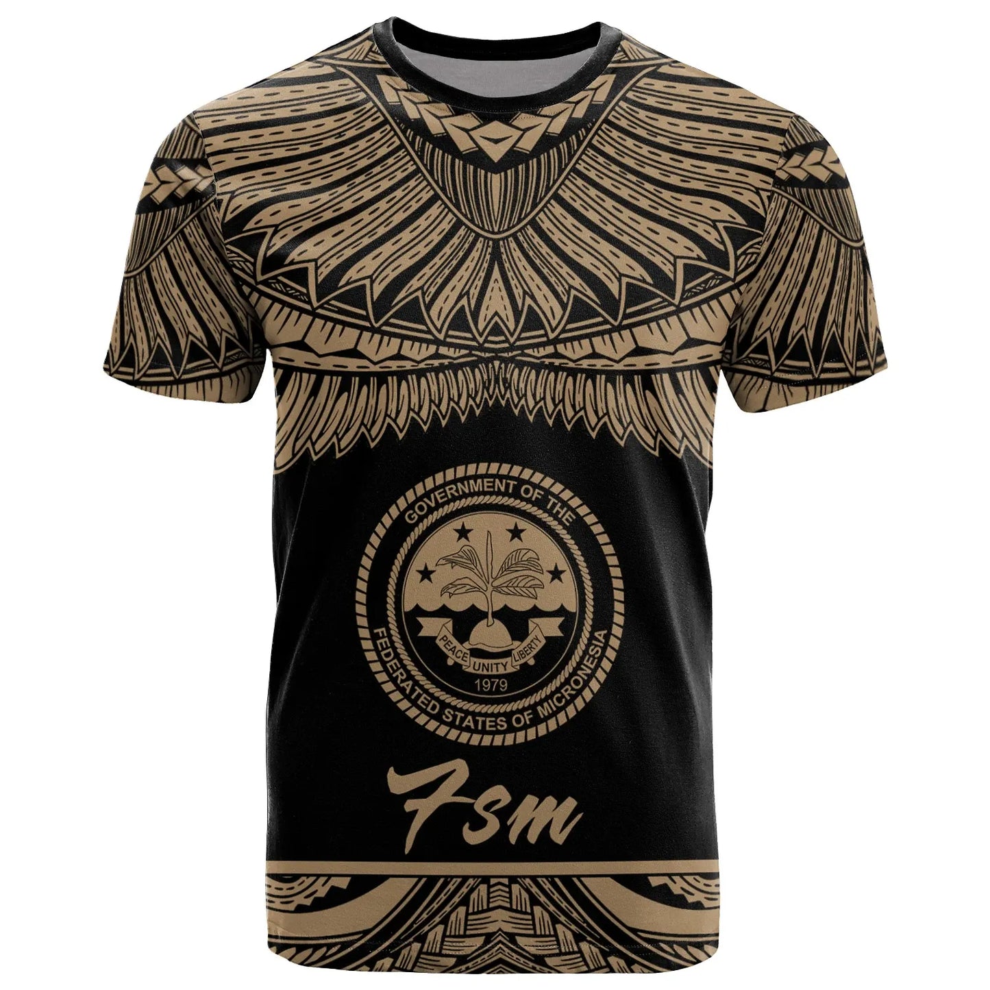 Federated States of Micronesia T-Shirt - Micronesia Pride Gold Version